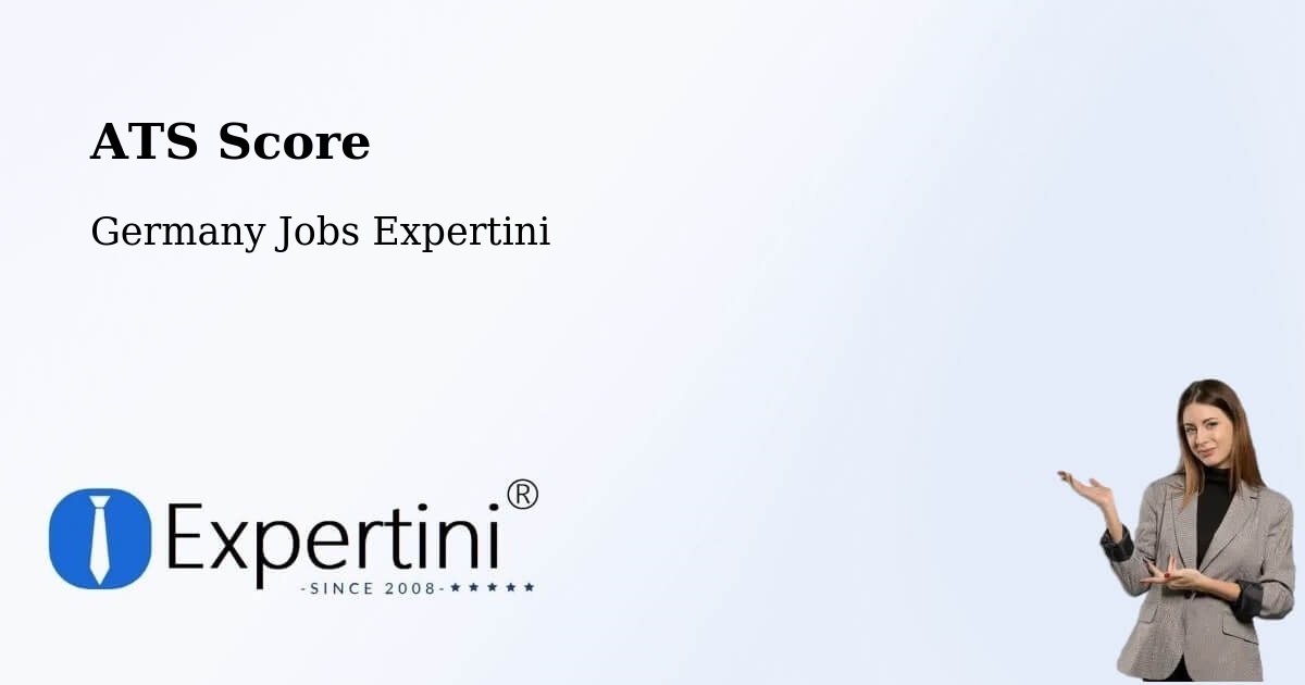Resume ATS Score & Job Description Match Tool – Spraitbach - Germany Jobs Expertini